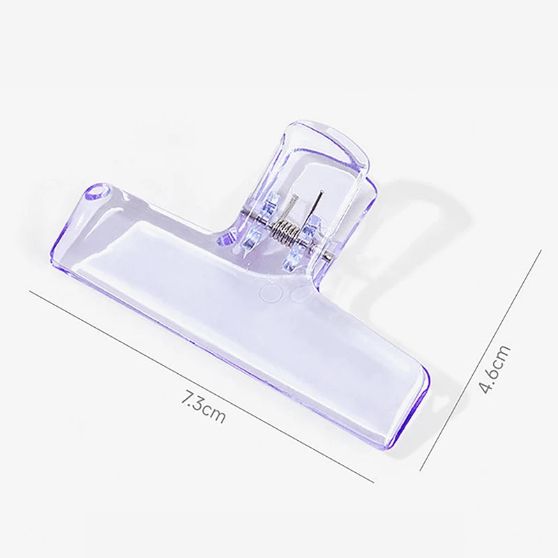 1Pcs Simple Fixed Book Clips Frosted Transparent Page Holder For Reading Tool Memo Clip Desk Accessories Practical Note Holder