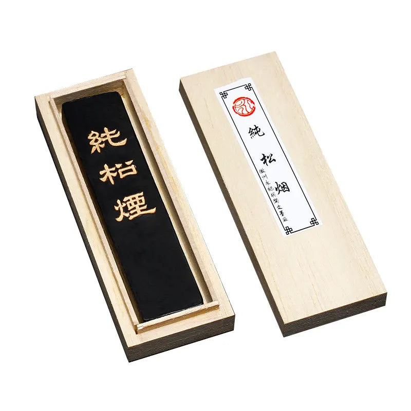 Handmade Pine Soot Ink Traditional Chinese Ink Stones Sumi Painting Ink Stick Huizhou Ink Mineral Cultural and Creative Gifts