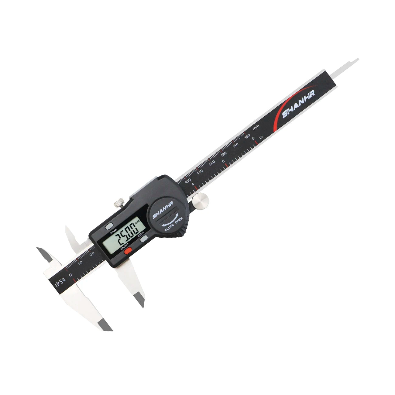 SHANHR 150/200/300 mm Digital Electronic Caliper Ruler IP54 Digital Vernier Caliper Digital Caliper Stainless Steel Calipers