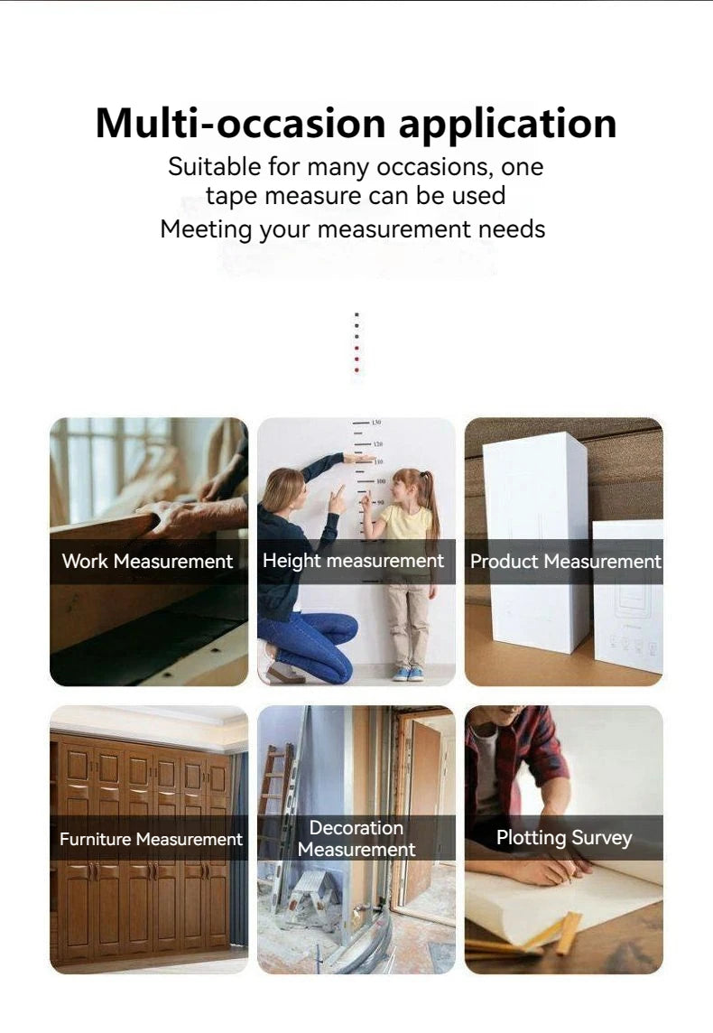 5/7.5/10M meter measuring tape Self-locking high strength steel measuring tape high precision wear-resistant measuring tool