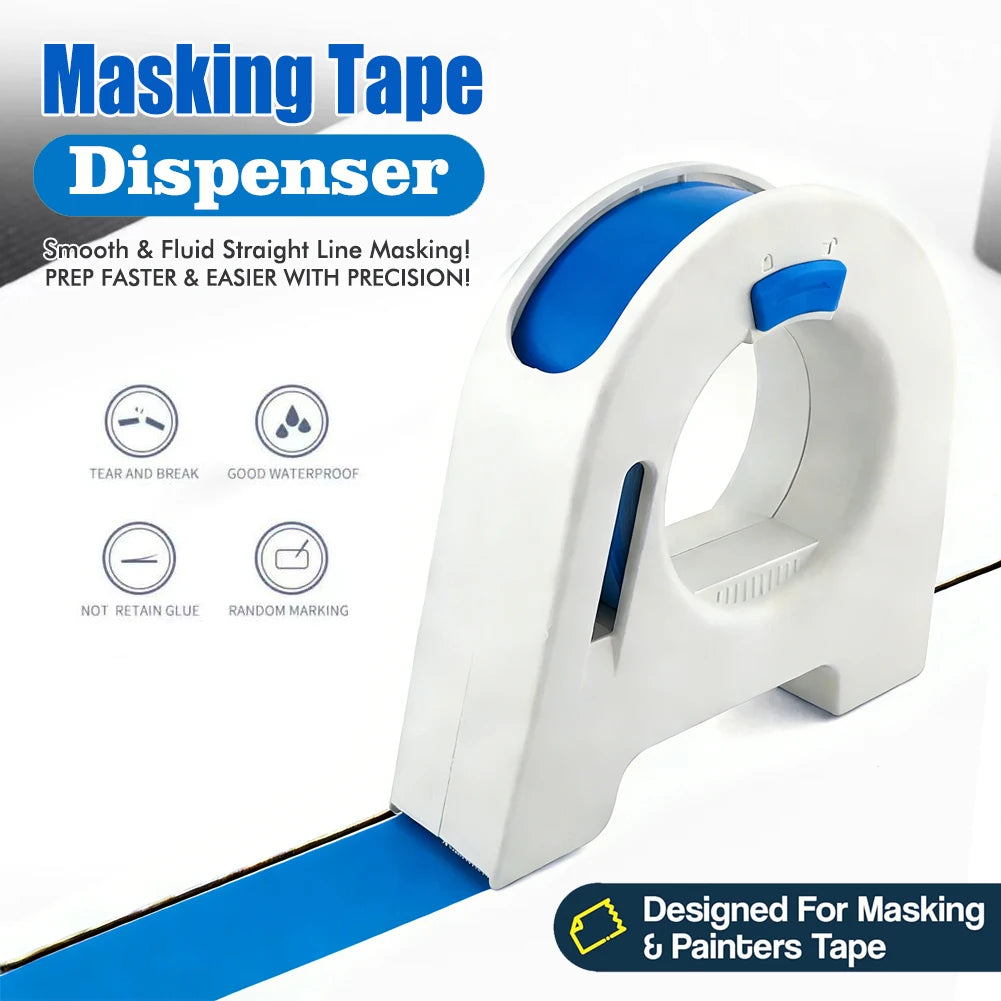 Painters Tape Applicator Windows Door Frame Trim Masking Tape Dispenser for Construction Site Grout Sealing Home Renovation Tool