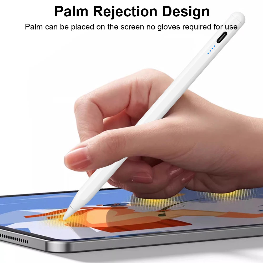 Stylus Pen for Apple IPad for IPad Pencil Accessories 2025 A16 10th 11th Gen Pro Air Mini Palm Rejection Power Display Stylus