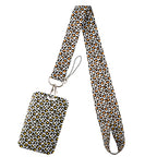 Gray Leopard Print Fashion Lanyard for Key Neck Strap Lanyard Card ID Badge Holder Key Chain Key Holder Keyring Accessories Gift