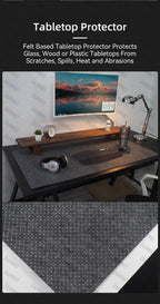 Large Size Gaming Mouse Pad Non-slip Wool Felt Mousepad Office Desk Mat Protector Table Laptop Cushion Keyboard Mat Premium