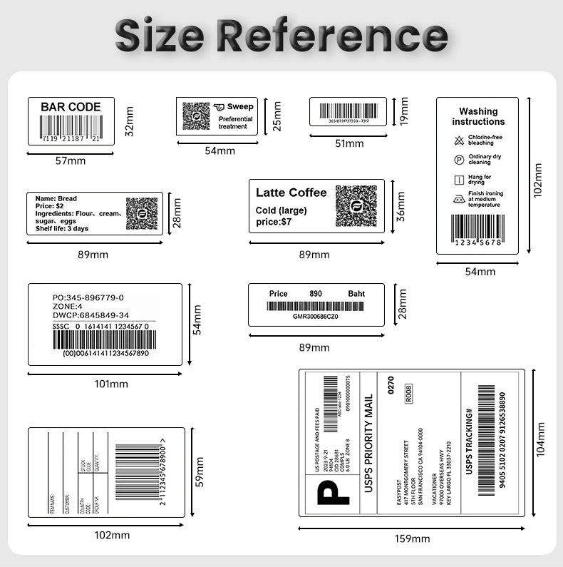 4" X 5" Direct Thermal Shipping & Multipurpose Labels 102 mm X 127 mm 350 labels per roll