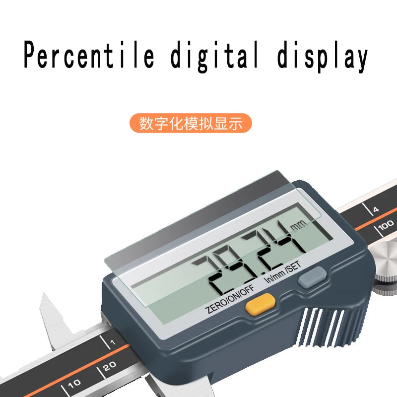 Built-in Bluetooth Digital Caliper for Wireless Transmission Electronic Caliper for Measuring Outer Diameter Inner Diameter 150m