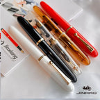 1pc Jinhao 9016/9013 Acrylic Fountain Pen Dadao Series Transparent Brown EF/F/M Nib with Large Capacity Ink Converter