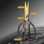 High Precision Office Scissors,Sharp Stainless Steel Blades with PP Plastic Handle for Smooth Cutting,Perfect for School、Office