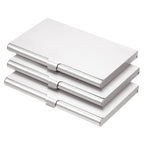 1/2/3Pcs Business Card Holder Metal Box Cover Credit Card Holder Aluminum Alloy Flip Cover Slim Name Cards Case for Women Men