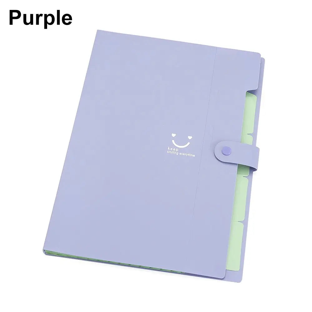 PVC A4 Quick Labor Folder New Suspended Type with Hook Filing Cabinet Dividers A4 Color Random Hanging File Folders School