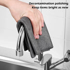 1/20PCS Magic Cleaning Cloths Reusable Microfiber Washing Rags Car Window Mirror Wipe Towels Rag Household Kitchen Clean Tools
