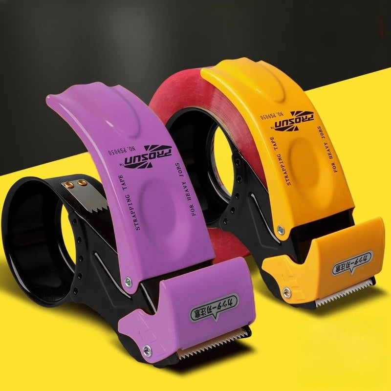 Thickened Upgraded Box Sealer, Wide Tape Holder, Transparent Tape Cutter, Stationery Tape Machine, Plastic Tape Sealing Machine