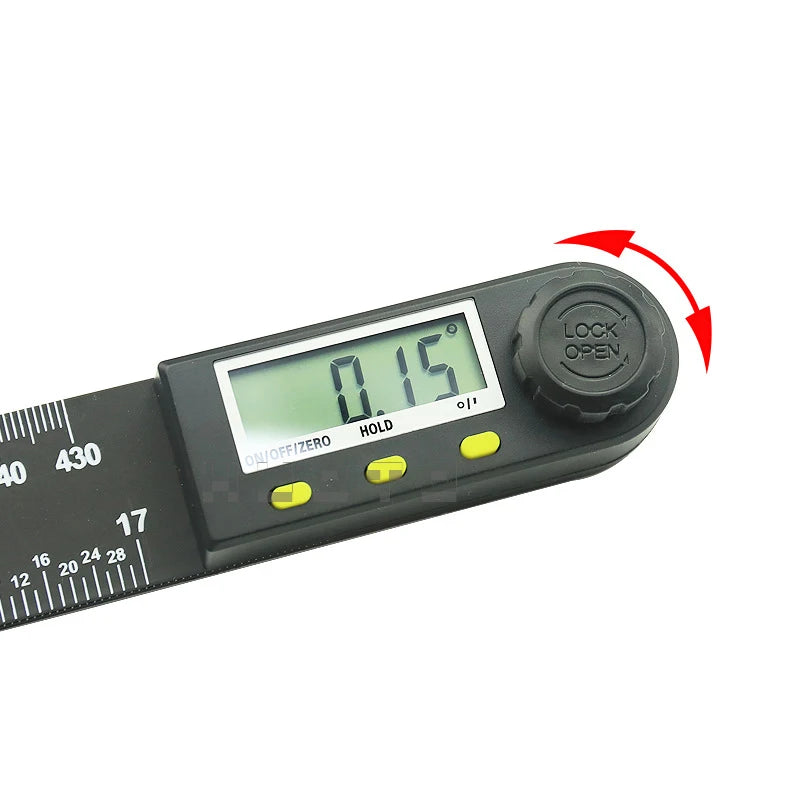 200mm/300mm Digital Angle Ruler Electronic Angle Meter Electronic Protractor Goniometer Digital Angle Gauge