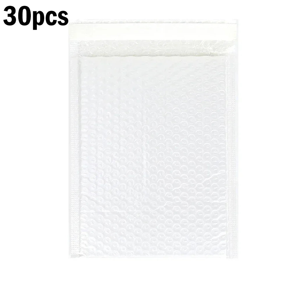 50-10PCS Bubble Mailers Wholesale White Foam Bubble Envelope Bag Adhesive Waterproof Shipping Bag Thickened Envelope Packing Bag