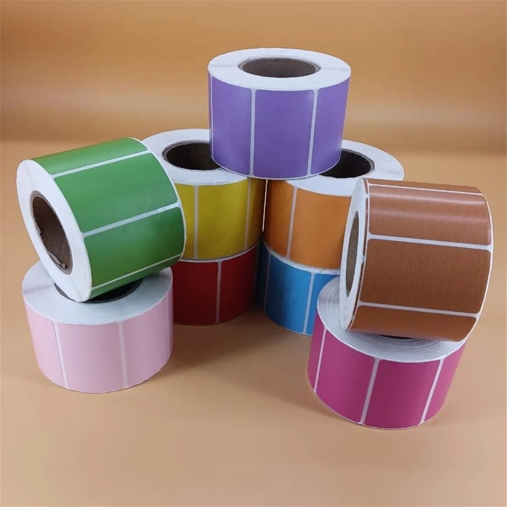 3*2cm Small Thermal Label Sticker Blank Waterproof Thermal Shipping Barcodes Self-Adhesive