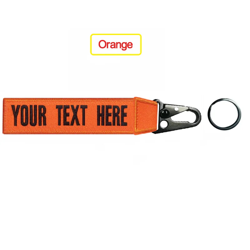 Customized Luggage Tag, Personalized Keychain, Name Patch, Embroidery Accessories for Suitcase and Bag, Luxury Eagle Beak Buckle
