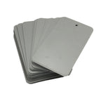50pcs 4x6/5x9cm Rectangle Blank Plastic Tags Blank Merchandise Tag PVC Price Tags Waterproof Plastic Identification Price Tags