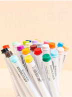 Languo 9/144 Colors Acrylic Paint Art Marker Pen DIY Painting Drawing Card Ceramic Stone Mug Glass Fabric Clothes Art Supplies