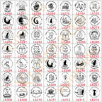 Personalized Logo and Text Self Inking Stamp Custom Your Own Design Company Logo Customized Photosensitive Seal Ink Stamp