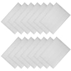 20Sheets Waterproof Rectangular Coding Labels Blank Self-Adhesive White Sticker Paper for File Folder Labels Address Shipping