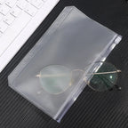 2-24Pcs Clear A6 6-Hole Binder Pockets Waterproof PVC Organizer Cash Budget Envelopes Zipper Binder Pouches for Notebook Planner