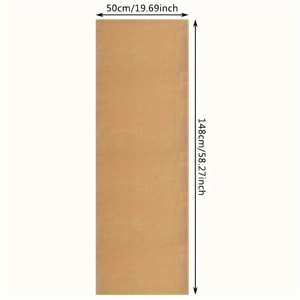 Self-Adhesive Duty Burlap Paper Roll - Multi-Purpose Craft Material for Gift Boxes, Photo Frames, Furniture Decor