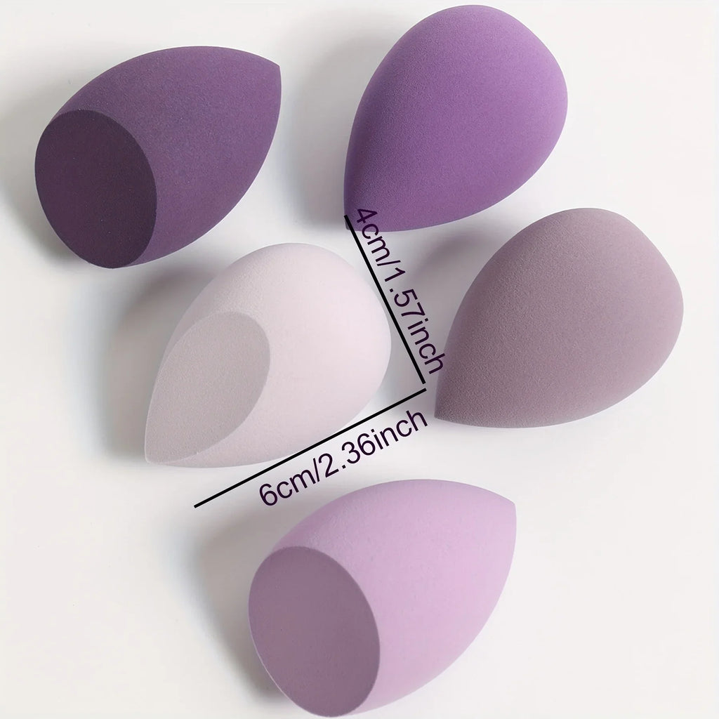 4/7/18 Piece Makeup Sponge Set Suitable for Liquid BB Cream Powder Application Makeup Egg Dry Wet Dual-Use Powder Puff Girl
