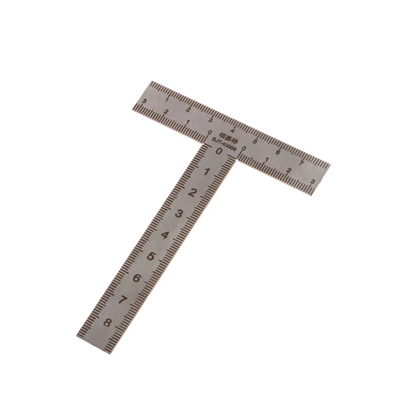 Mini T/L Square Ruler Measuring Layout Tool Stainless Steel Right Angle Ruler 90 Turning Ruler Precision Building Framing Gauge