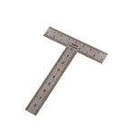 Mini T/L Square Ruler Measuring Layout Tool Stainless Steel Right Angle Ruler 90 Turning Ruler Precision Building Framing Gauge