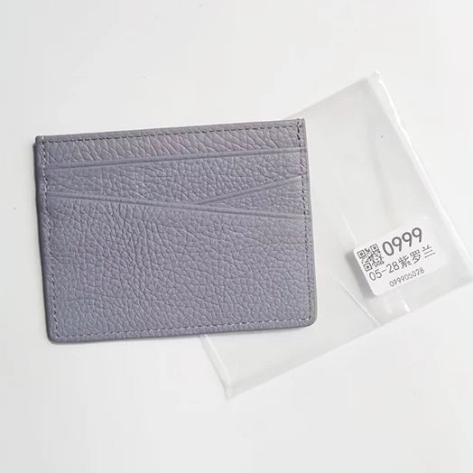 Genuine Leather Card Holder Woman Custom Name Designer Wallet Slim Luxury Card Wallet Man Engrave Initials Business Coin Purse