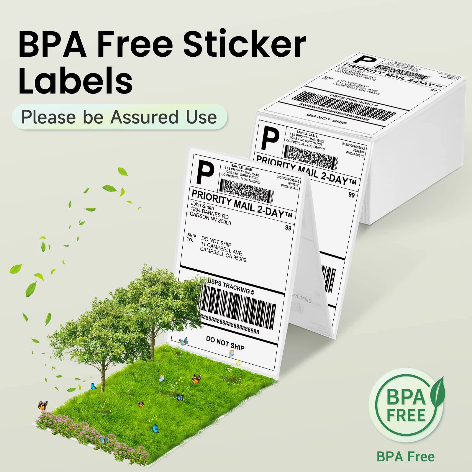 4x6 Inch Thermal Label Paper 100/200/500 sheets 100x150mm Labels Shipping DHL UPS Express Barcode For 9220/9210/246S/D100/D200
