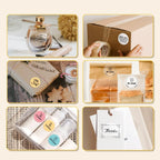 3/5/10 Rolls NiiMbot B21 B1 Label Printer Paper Roll Waterproof Anti-Oil Tear-Resistant Price Tag Pure White Sticker Papers