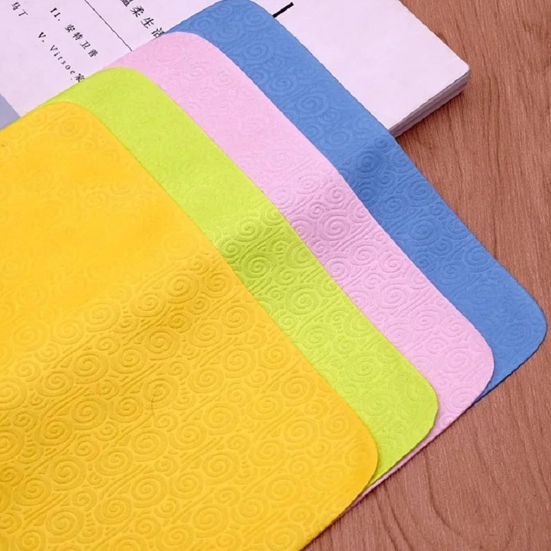 5/10 Pcs High Quality Chamois Glasses Cleaner  Microfiber Glasses Cleaning Cloth For Lens Phone Screen Cleaning Wipes