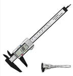 ET50 150mm Digital Caliper Stainless Steel Fraction / MM / Inch 0.01mm High Precision for Mechanical Components Measure