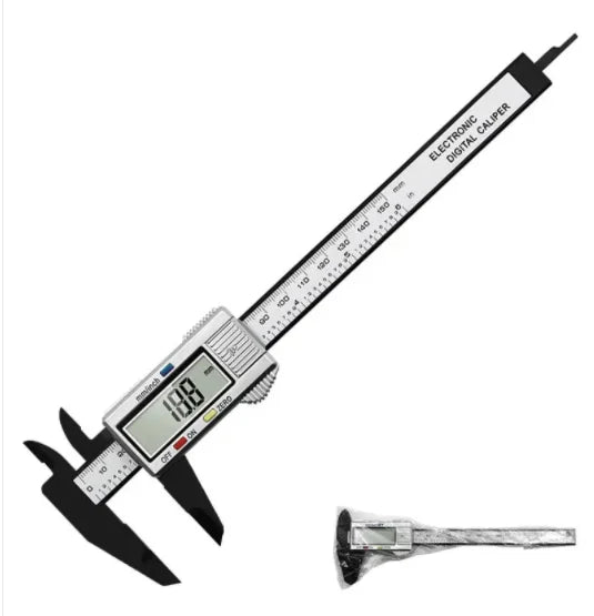 ET50 150mm Digital Caliper Stainless Steel Fraction / MM / Inch 0.01mm High Precision for Mechanical Components Measure