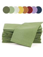 6/12PCS 40x40cm Cotton Linen Cloth Napkins Thickened Durable Placemat Reusable for Kitchen Dining Wedding Decoration