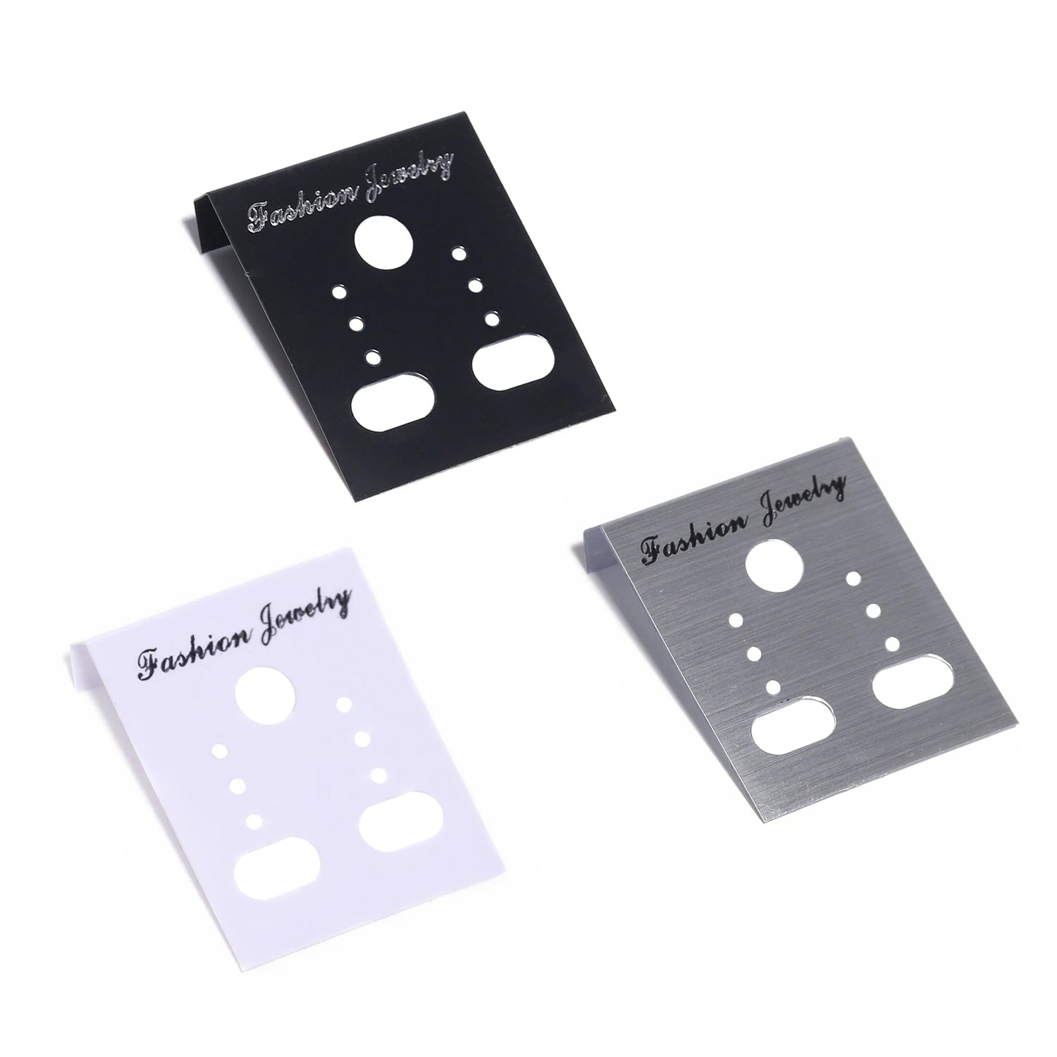 50pcs/lot 3.5x3cm Plastic Earrings Packing Cards Display Card for DIY Jewelry Earring Studs Retail Price Tag Earring Post Holder