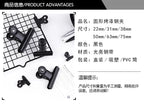 10-Pack Black Metal Paper Clip Office Stationery Small Book Fixing Clip Sketching Board Clip Household Supplies