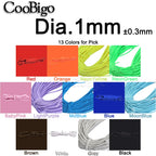 5 Meters 1mm 2mm 3mm Round Elastics Bungee Shock Cord Elastic Rope Rubber Band Strap String Cordon Shoelaces Sewing Accessories