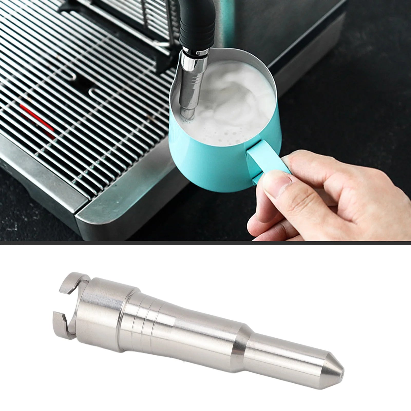 Delonghi Coffee Steam Nozzle Stainless Steel Open-Button Coffee Steam Nozzle Easy To Clean Suitable For Professional Coffee Shop