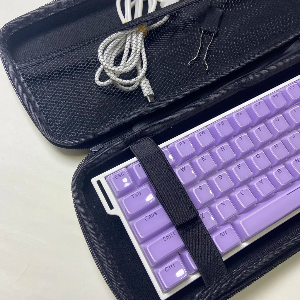 Keyboard Organizer Hard Case Keyboard Storage Bag Dustproof Protective Box 60 68 87 98 100 104 108 Mechanical Keyboard