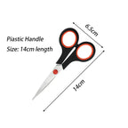 1pcs Sewing Scissors 14-35cm Comfort Grip Multipurpose Stainless Steel Ultra Sharp Scissors for Office Home School Sewing Crafts