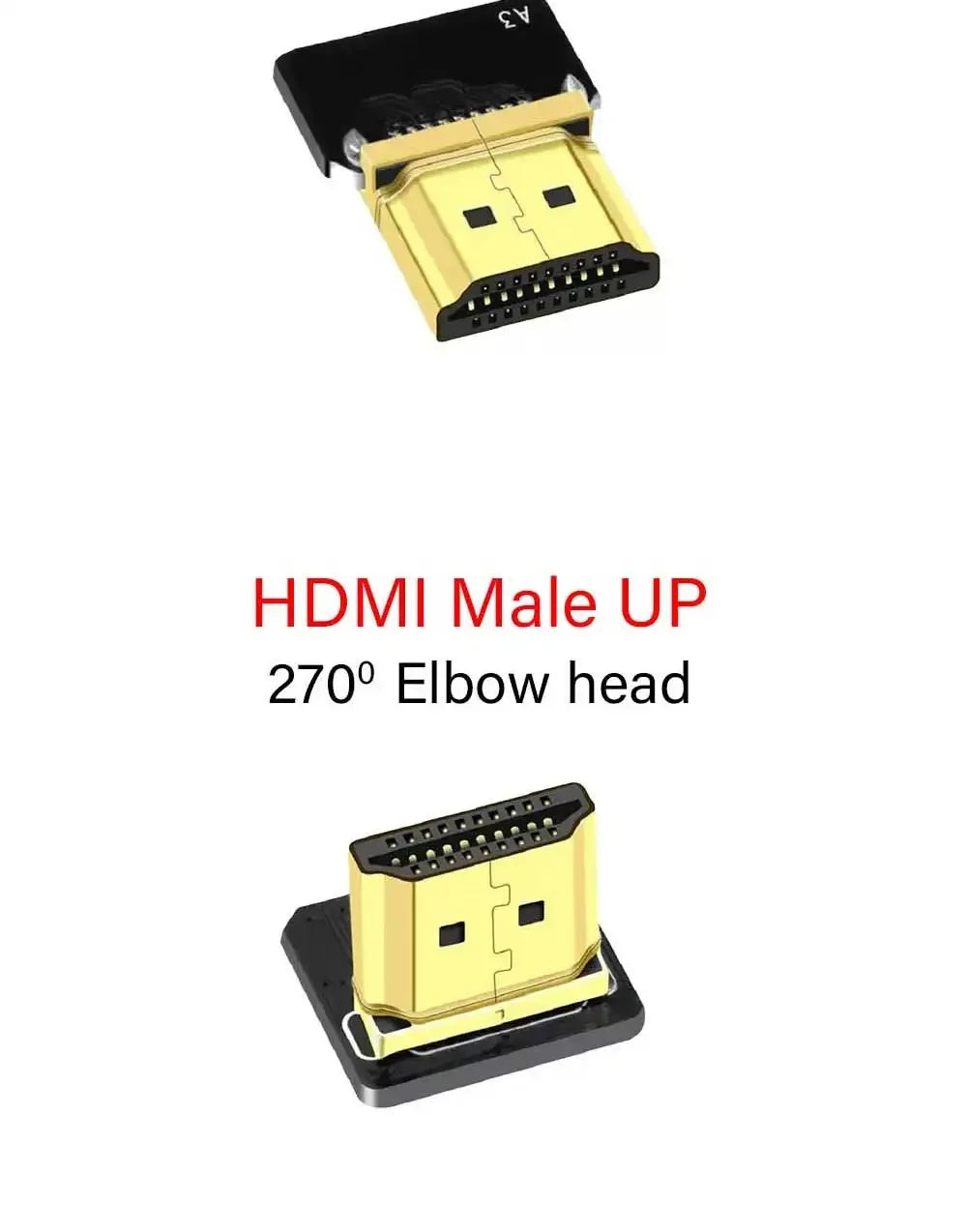 Ribbon FPV HDMI-Compatible Connector Flexible Flat Cable Raspberry Pi 4 Micro HDMI to HDMI/Mini HDMI Female 90 Degree FFC 20pin