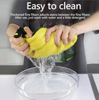 Car Wash Towels Cleaning Cloth Absorbent Dry Cloth General Purpose Microfiber Towel Thickened Yellow 30/40/60cm
