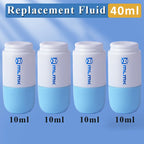 2 in 1 Thermal Paper Correction Fluid with Unboxing Knife Durable Home Anti Peep Identity Protection Fluid Eraser Stamp