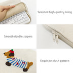 Cute Dogs Laptop Sleeve Bag 13-14 15-16 Inch Dachshund Pet Protective Computer Cases Laptop Cover 9.7-11 in Tablet Travel Cover