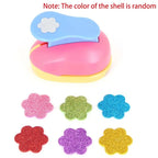 Flower Punch 5×3×4.5cm, Labor-Saving Paper Punch for Kids, DIY Scrapbooking & Embossing Tool for EVA Foam Crafts