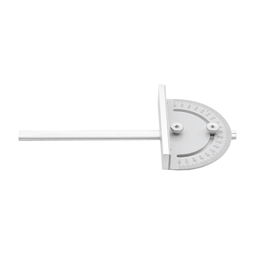 Table Saw Angle Ruler Meter Measure Protractor Ruler 180 Degree Guage Goniometer Stainless Steel Woodworking Measurement Tool