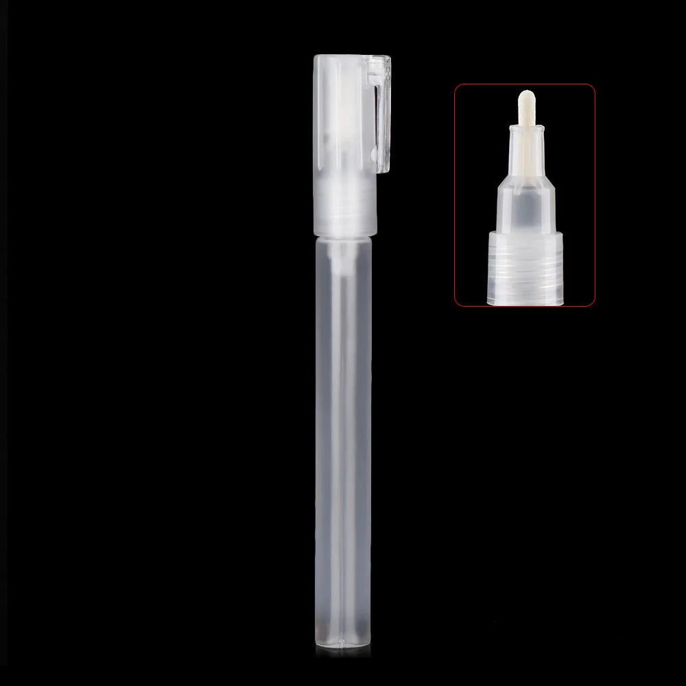 Refillable ink Plastic Repeatable Use Transparent Paint Pen Accessories Empty Rod Graffiti Pens Liquid Chalk Marker