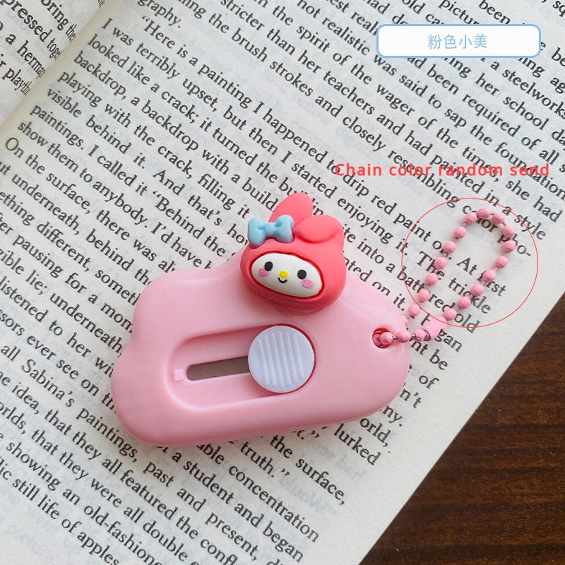 1pc Dopamine Cloud Mass Letter Opener Cartoon Cute Utility Knife Student Mini Box Cutter Hand-made Sharp